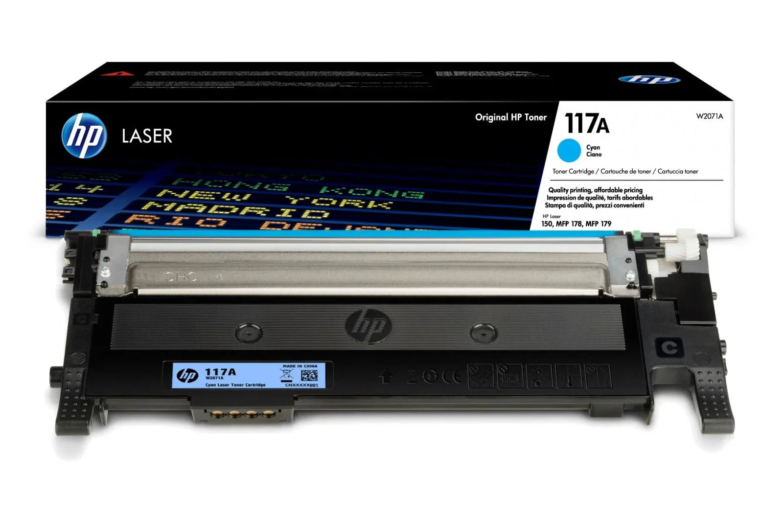 HP 117A Cyan Original Laser Toner Cartridge - W2071A - eBuy UAE